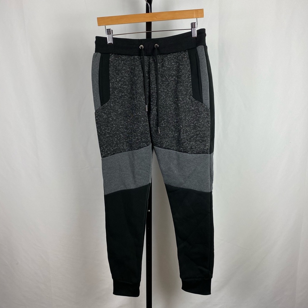 Two tone black and gray joggers